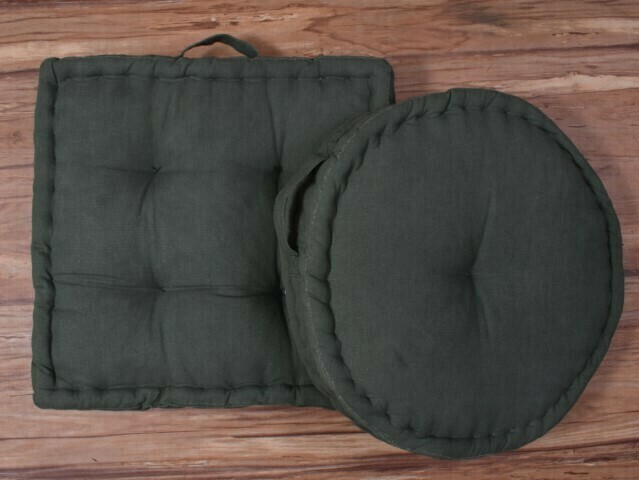 Box Cushion - Green