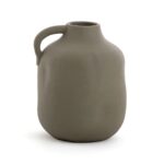 Gray vase "Ava" with handle
