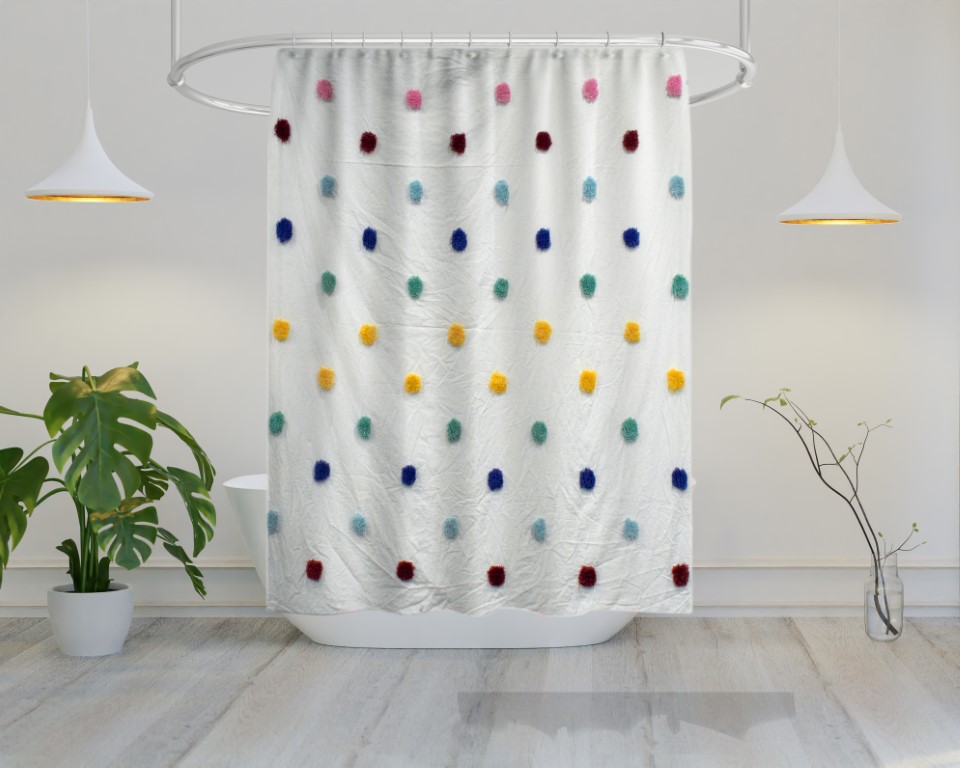 Christmas Shower Curtain - By Dhingra Exports